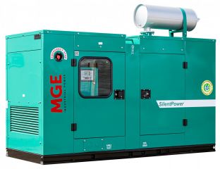 Дизельный генератор MGE P640CS в кожухе с АВР